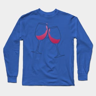 glass of wine 1 Long Sleeve T-Shirt